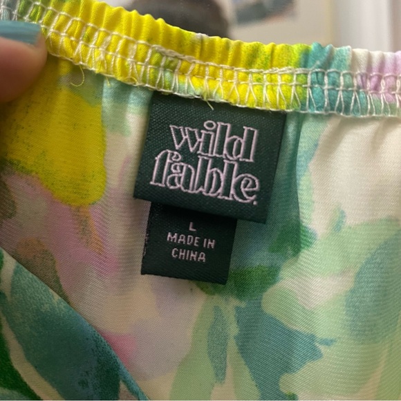 NWT Wild Fable Floral Triangle Top - Picture 4 of 5